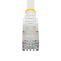 StarTech NLWH-2F-CAT6A-PATCH 2Ft CAT6A LSZH 10G PoE Snagless RJ45 Cable White