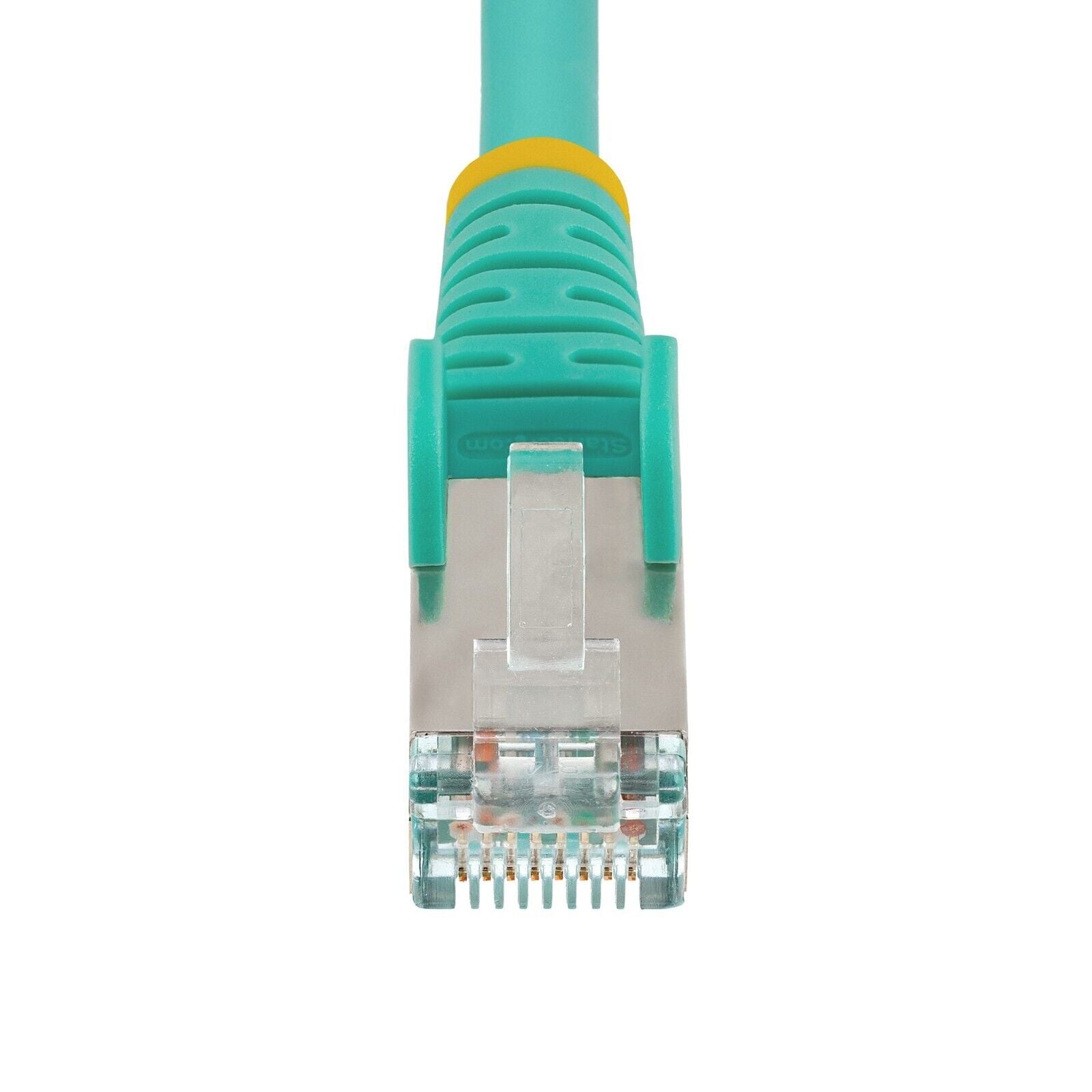 StarTech NLAQ-12F-CAT6A-PATCH 12Ft CAT6A LSZH 10G PoE Snagless RJ45 Cable Aqua