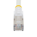 StarTech NLWH-15F-CAT6A-PATCH 15Ft CAT6A LSZH 10G PoE Snagless RJ45 Patch White