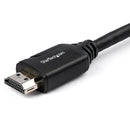 StarTech HD2MF6INL 6In HDMI Port Saver Cable 2.0 Extension Adapter Cord MF Black