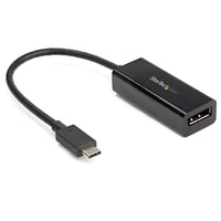 StarTech CDP2DP14B USB C to DisplayPort DP 1.4 8K Adapter Dongle Converter Black