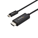 StarTech CDP2HD1MBNL 3Ft USB C to HDMI 2.0 4K Cable Cord Video Adapter Black