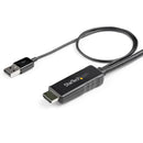 StarTech HD2DPMM3M 10Ft HDMI 4K to DisplayPort DP Cable Adapter Converter Black