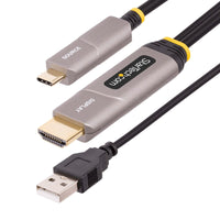 StarTech 146B-USBC-HDMI4K-AOC 50Ft USB-C to HDMI 2.0 4K Active Optical Cable BLK