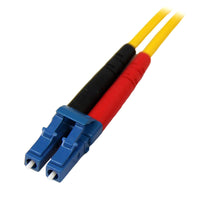 StarTech SMFIBLCLC4 12Ft 4m LC/LC Single-Mode Duplex Fiber Optic LSZH Jump Cable