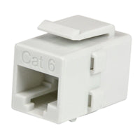 StarTech C6KEYCOUPLWH CAT6 RJ45 Coupler F/F Network Keystone Jack White