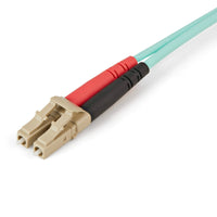 StarTech 450FBLCLC2 6Ft 2m LC/LC UPC OM4 Multimode Fiber Optic LSZH Jmp Cable