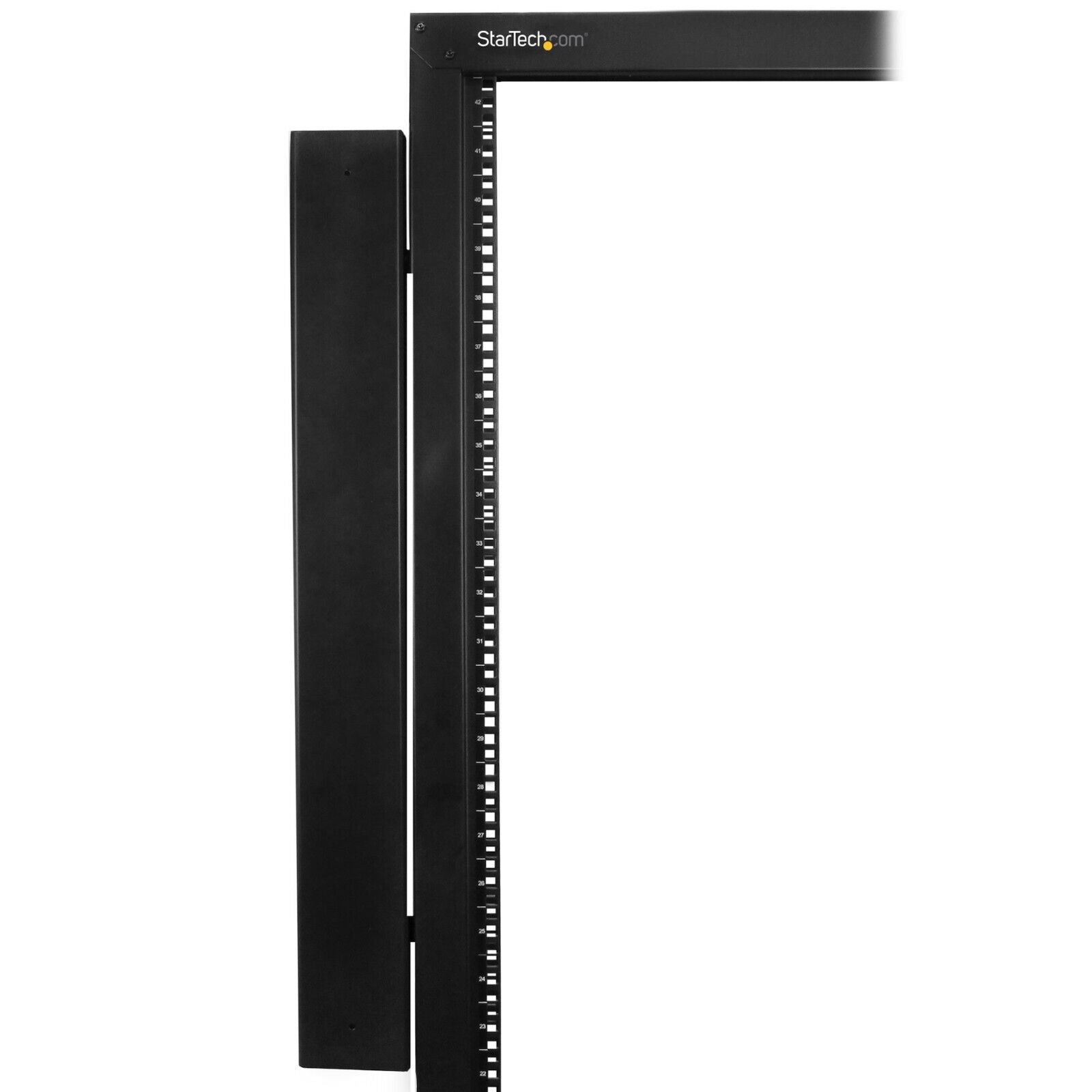 StarTech CMVER40UF 6Ft Vertical Cable Organizer w Finger Ducts 40U Rack Cabinet