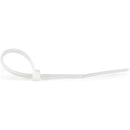 StarTech CBMZT4NK 1000Pk 4" Plastic Cable Zip Ties Nylon Self Locking Wire White