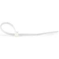 StarTech CBMZT4NK 1000Pk 4" Plastic Cable Zip Ties Nylon Self Locking Wire White