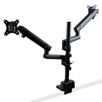 StarTech ARMDUALPIVOT Dual Monitor ARTI ADJ Arm Full Motion Desk Mount Clamp 32"