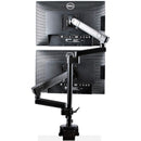 StarTech ARMDUALPIVOT Dual Monitor ARTI ADJ Arm Full Motion Desk Mount Clamp 32"