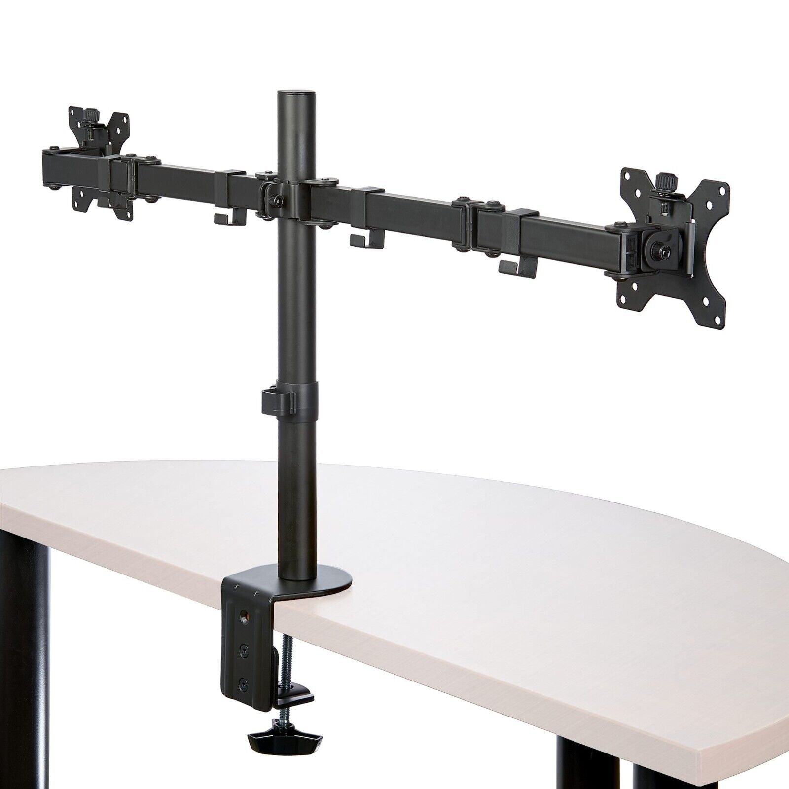 StarTech ARMDUAL2 Dual Monitor Arm Grommet Clamp Mount Stand ERGO VESA 32" 17lbs