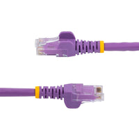 StarTech N6PATCH6INPL 6In CAT6 Gigabit Ethernet Cable Snagless RJ45 UTP Purple