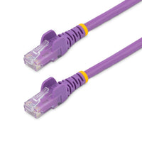 StarTech N6PATCH5PL 5Ft CAT6 Gigabit Ethernet Cable Snagless RJ45 UTP Purple