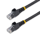 StarTech N6PATCH6BK 6Ft CAT6 Gigabit Ethernet Cable Snagless RJ45 UTP Black