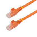 StarTech N6PATCH1OR 1Ft CAT6 Gigabit Ethernet Cable Snagless RJ45 UTP Orange