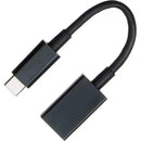 4XEM 4XUSBCUSB3AFB USB-C Male to USB-A Female 3.0 Dongle Portable Adapter Black