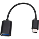 4XEM 4XUSBCUSB3AFB USB-C Male to USB-A Female 3.0 Dongle Portable Adapter Black