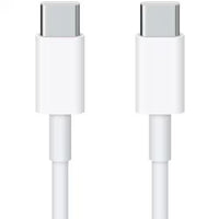 4XEM 4XUSBCC31G26W 6Ft USB-C to USB-C M/M 3.1 GEN 2 10Gbps Round White Cable