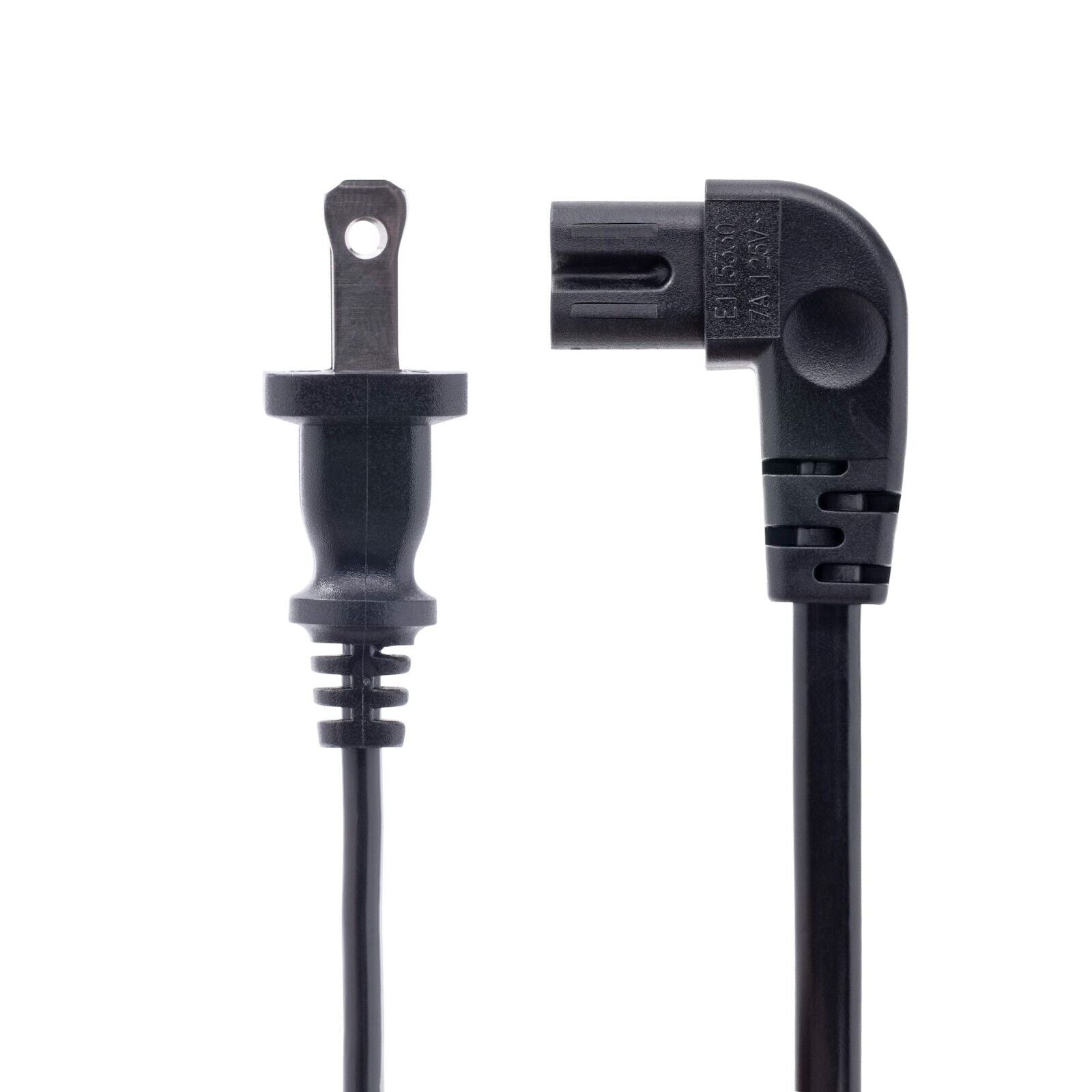 StarTech PXT101NB-STRA-3F 3Ft Laptop Power Cord NEMA 1-15P to Right Angle US NA