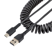 StarTech R2ACC-1M-USB-CABLE 3Ft USB A to C Rugged Charging Heavy Duty Coil Cable