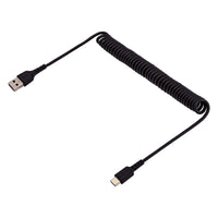 StarTech R2ACC-1M-USB-CABLE 3Ft USB A to C Rugged Charging Heavy Duty Coil Cable