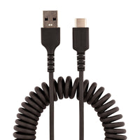 StarTech R2ACC-1M-USB-CABLE 3Ft USB A to C Rugged Charging Heavy Duty Coil Cable