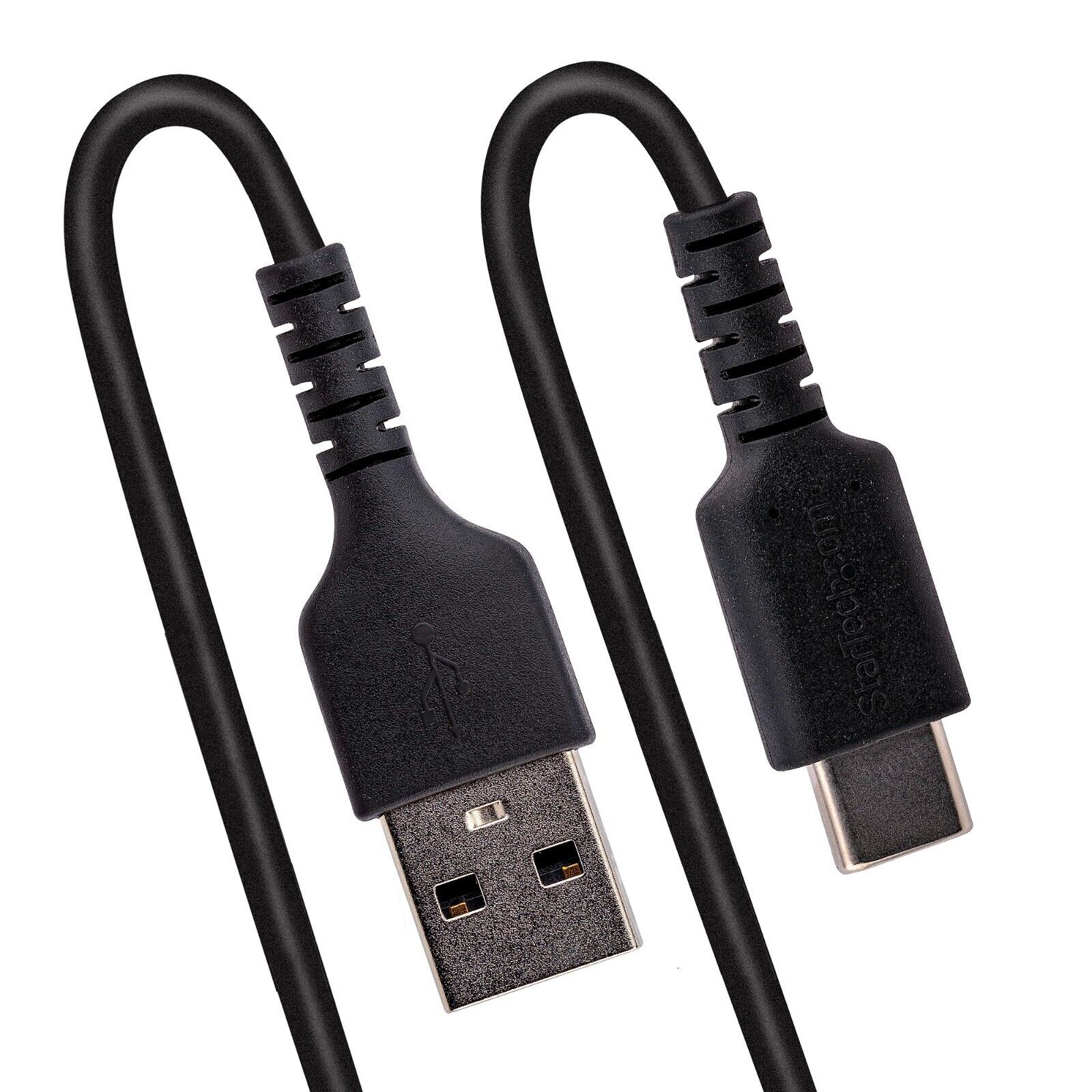 StarTech R2ACC-1M-USB-CABLE 3Ft USB A to C Rugged Charging Heavy Duty Coil Cable