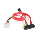 StarTech SAS729PW18 18In SAS SFF-8482 29-Pin to SATA w LP4 Power Cable