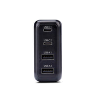 StarTech 2210GCN-WALL-CHARGER 6Ft 2x USB-C 2x USB-A GaN Quick Charger 100W PD