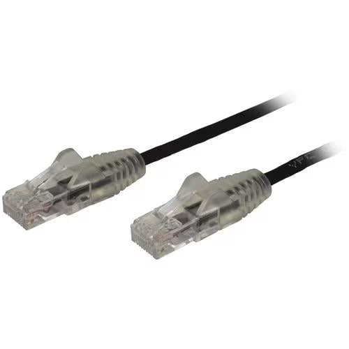 StarTech N6PAT6INBKS 6In CAT6 Gigabit Ethernet Cable Slim Snagless RJ45 Black