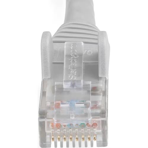 StarTech N6LPATCH6INGR 6In CAT6 LSZH 10G PoE Snagless RJ45 Patch UTP Cable Gray