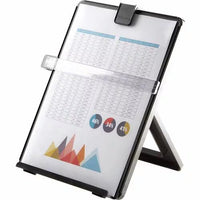 Fellowes 21106 Non-Magnetic Copyholder Stand Letter Holds 125 Sheets Black