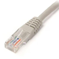 StarTech M45PATCH25GR 25Ft CAT5E Ethernet Cable Molded RJ45 Patch Cord Gray