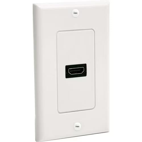 StarTech HDMIPLATE Single Outlet Female HDMI in-Wall Plate White