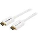 StarTech HD3MM3MW 10Ft HDMI CL3 Rated High Speed UHD w Ethernet White Cable