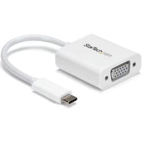 StarTech CDP2VGAW USB-C to VGA Dongle Adapter for Projector Mac Chrome Monitor