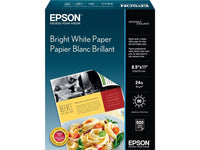 Epson S041586-ET 500 Sheet 8.5"x11" Double Side Premium Paper Bright White