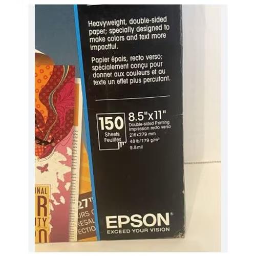 Epson S042384 150 SHeet 8.5"x11" Matte Brochure Flyer Paper for InkJet Printers