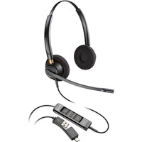 HP Poly 783R3AA EncorePro 525 USB-A Stereo Headset Microsoft Teams Certification