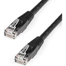 StarTech C6PATCH7BK 7Ft CAT6 Gigabit Ethernet Cable Molded RJ45 UTP Cord Black