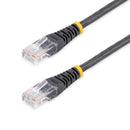 StarTech M45PATCH1BK 1Ft CAT5E Ethernet Cable Molded RJ45 Patch Cord Black