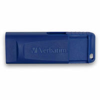 Verbatim 97275 16GB Flash Drive USB 2.0 Microban Retractable Connector Blue