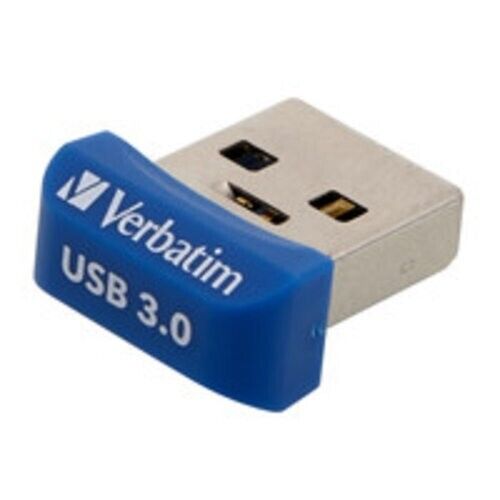 Verbatim 98709 16GB Store N Stay Nano USB 3.2 Gen 1 Flash Drive Blue