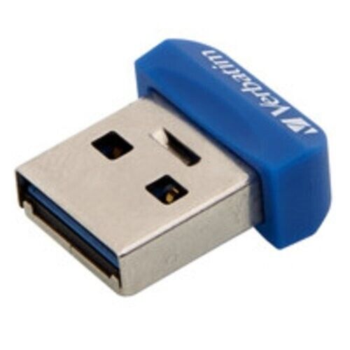 Verbatim 98709 16GB Store N Stay Nano USB 3.2 Gen 1 Flash Drive Blue