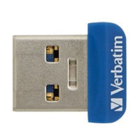 Verbatim 98709 16GB Store N Stay Nano USB 3.2 Gen 1 Flash Drive Blue