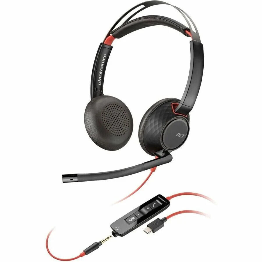 HP Poly 8M3W5AA#ABA Blackwire C5220 Headset - Microsoft Teams Certification