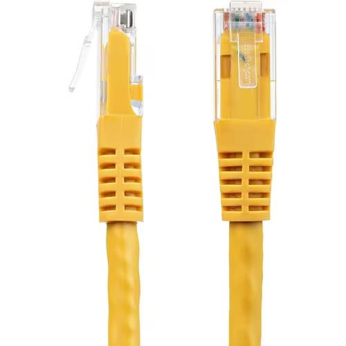 StarTech C6PATCH5YL 5Ft CAT6 Gigabit Ethernet Cable Molded RJ45 UTP Cord Yellow