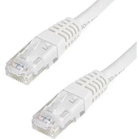 StarTech C6PATCH20WH 20Ft CAT6 Gigabit Ethernet Cable Molded RJ45 UTP Cord White